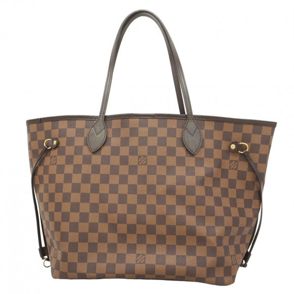 LOUIS VUITTON Brown Damier Neverfull MM Tote Bag - Picture 1 of 12